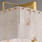 Valente Alabaster & Copper Modern Chandelier product image