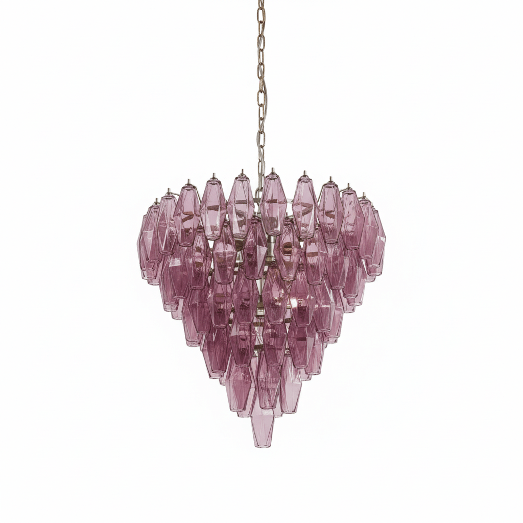 Asti Glass Chandelier Glass lighting by Bling Lighting Studio