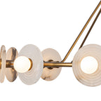 Dahlia Alabaster Chandelier by Bling Lighting Studio