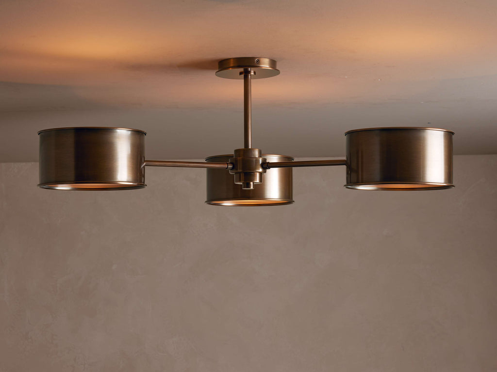 Daphne Metal Flush Mount lighting fixture by Bling Lighting Studio