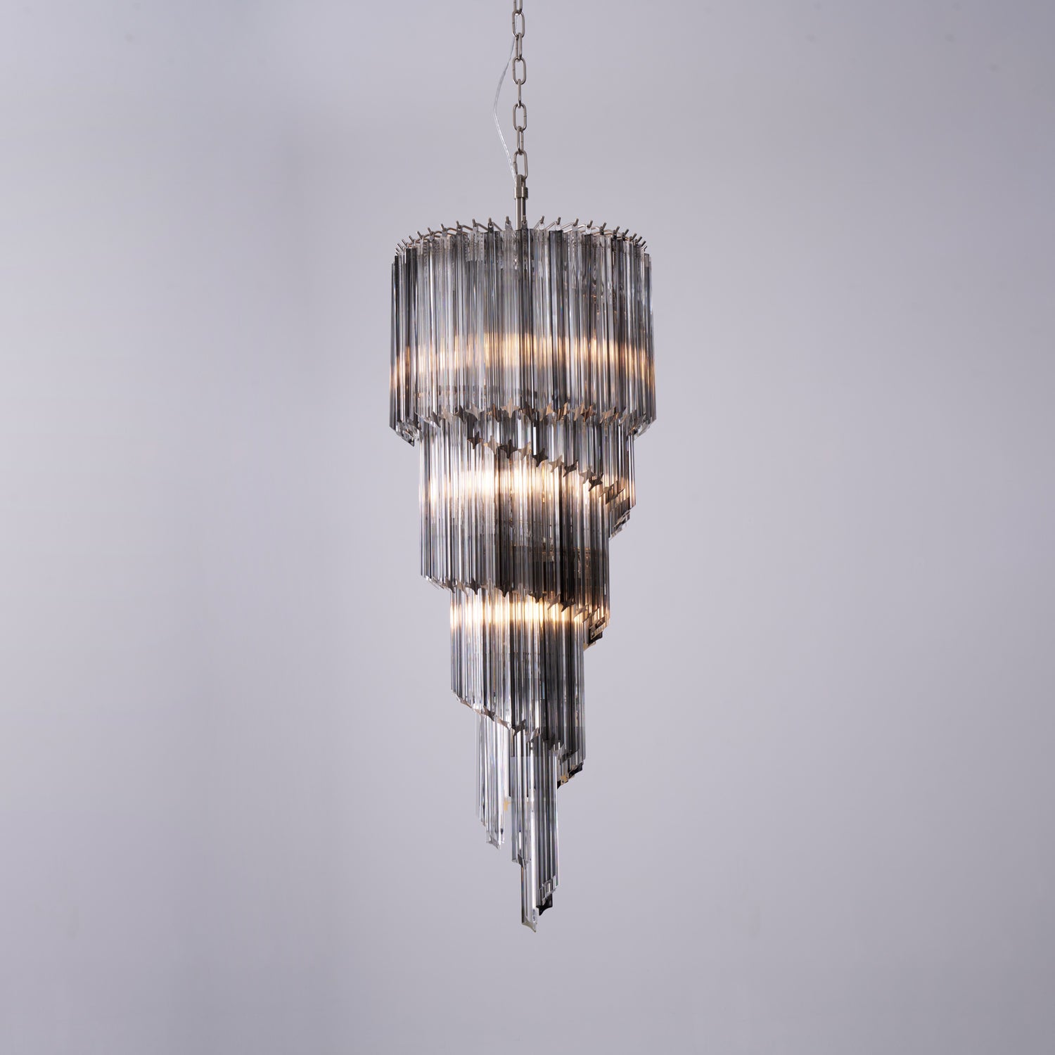 Dark Themed Cascading Rain Chandelier product image
