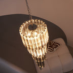 Dark Themed Cascading Rain Chandelier product image