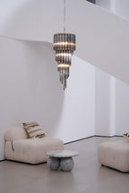 Dark Themed Cascading Rain Chandelier product image