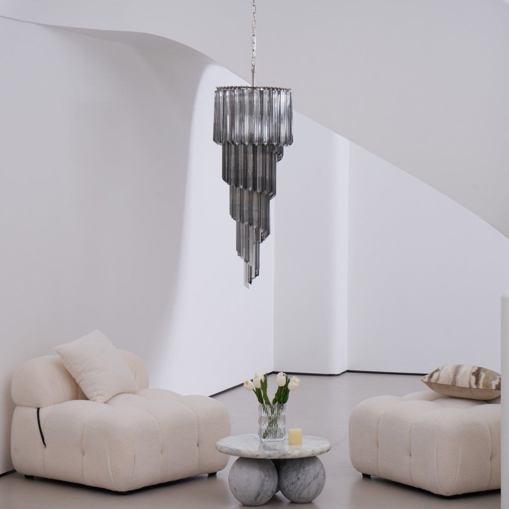 Dark Themed Cascading Rain Chandelier product image