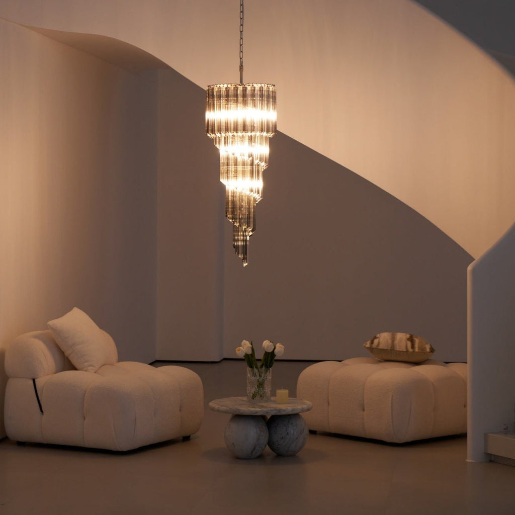 Dark Themed Cascading Rain Chandelier product image