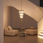 Dark Themed Cascading Rain Chandelier product image