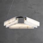 Delia Alabaster Chandelier 23.6''31.5'' by Bling Lighting Studio