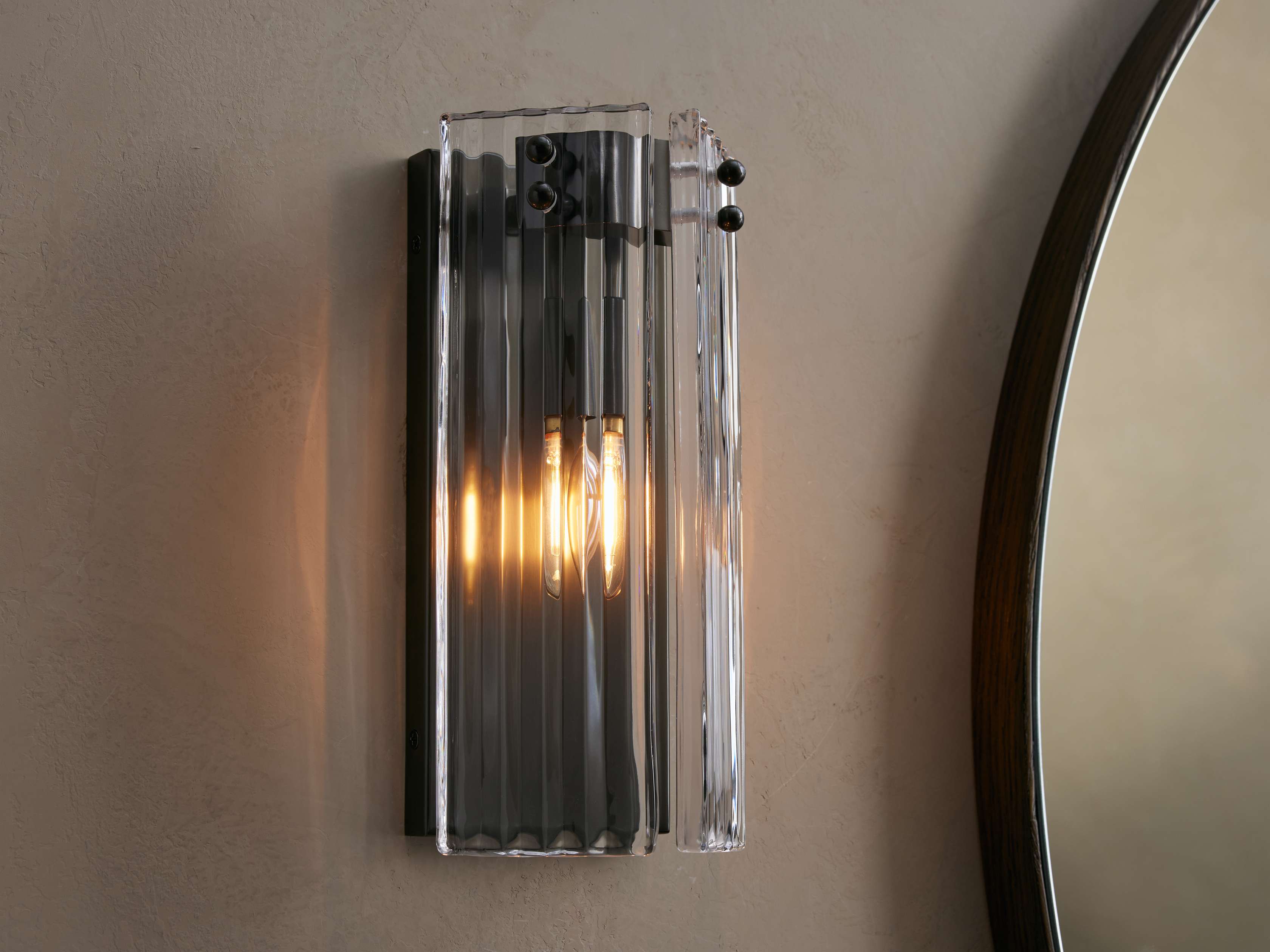 Delsie Sconce material and finish detail
