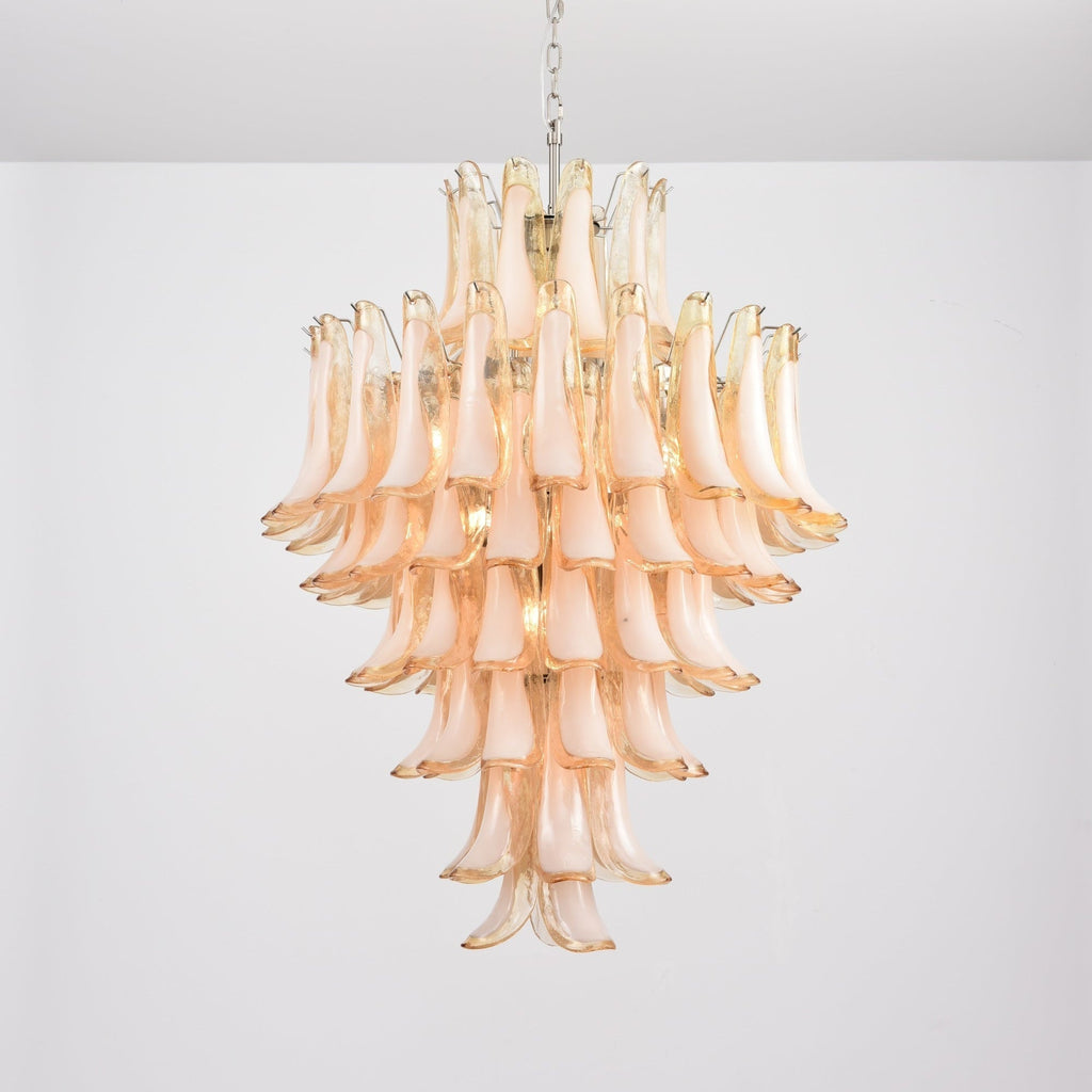 Designer Amber Cloud Murano Glass Petals Chandelier product image