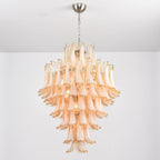 Designer Amber Cloud Murano Glass Petals Chandelier product image