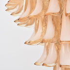 Designer Amber Cloud Murano Glass Petals Chandelier product image