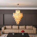 Designer Amber Cloud Murano Glass Petals Chandelier product image