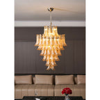 Designer Amber Cloud Murano Glass Petals Chandelier product image