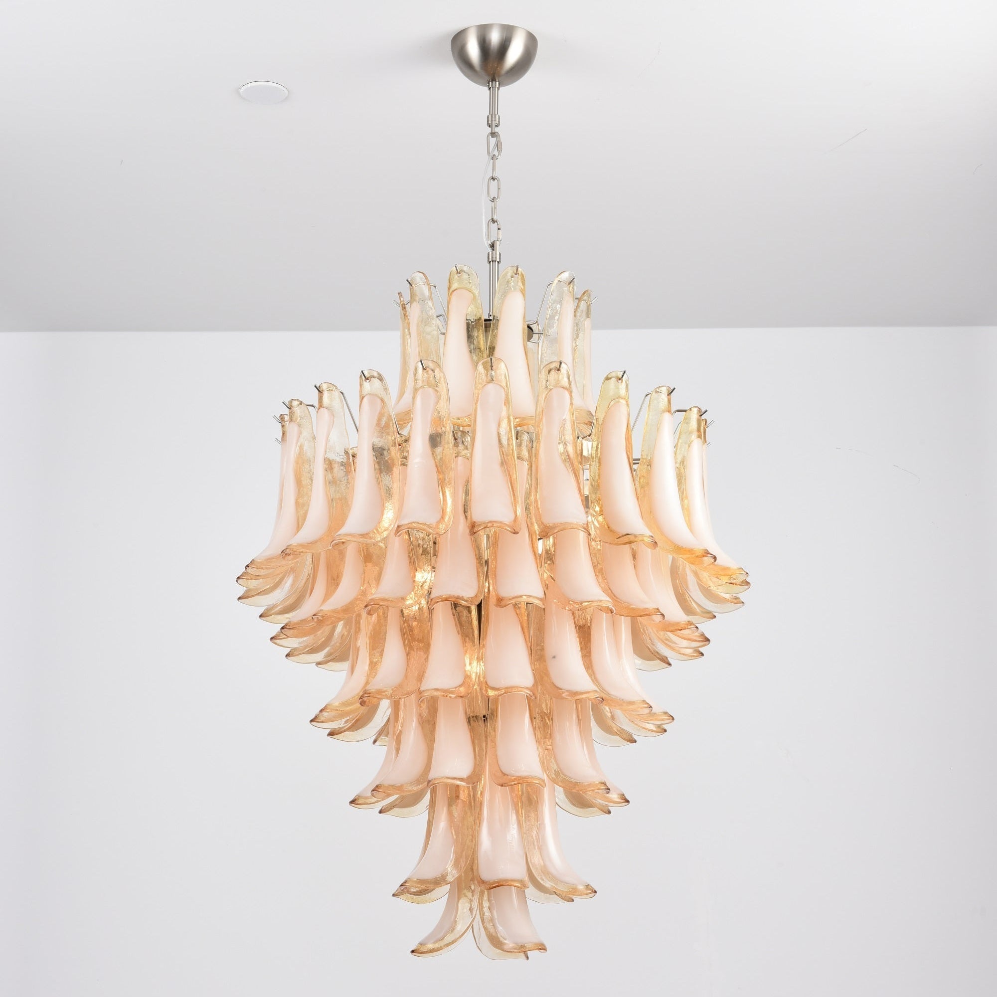 Designer Amber Cloud Murano Glass Petals Chandelier product image