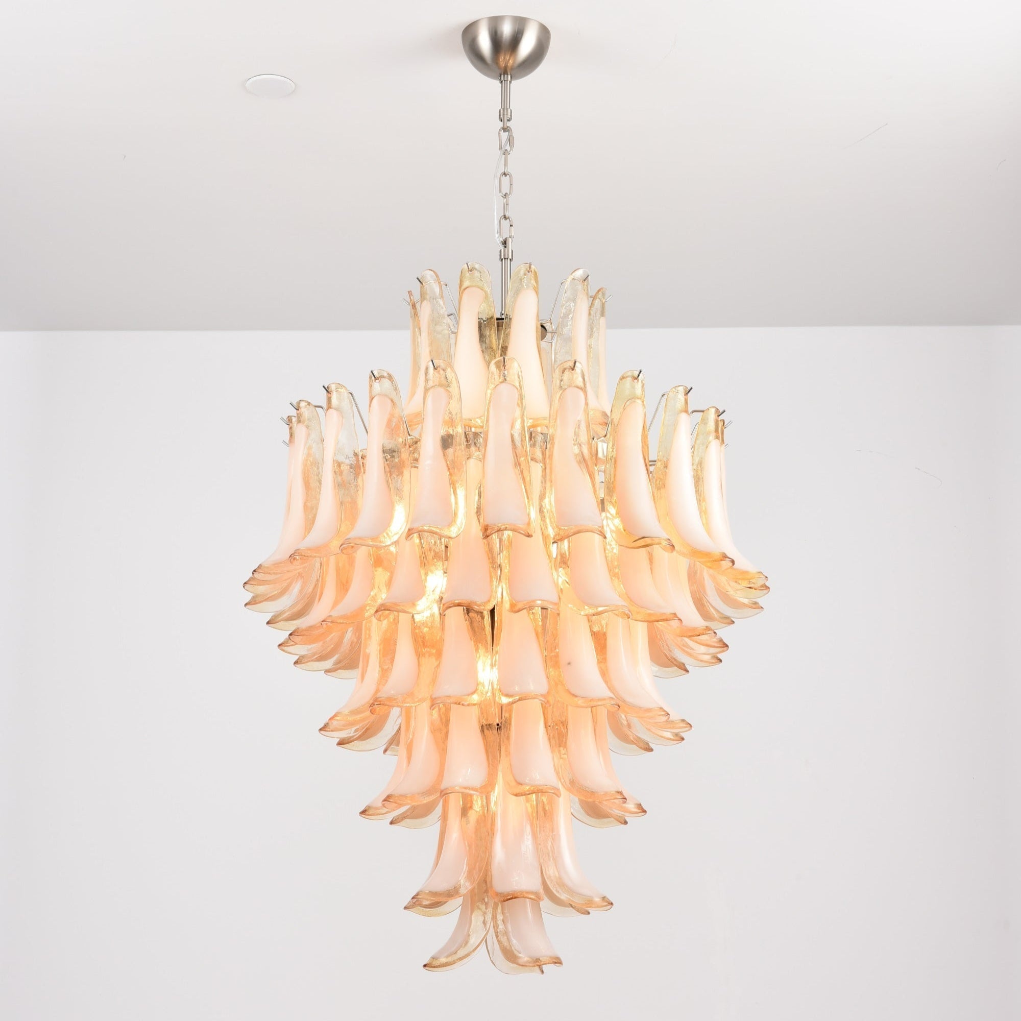 Designer Amber Cloud Murano Glass Petals Chandelier product image