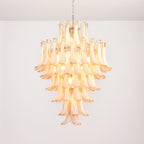 Designer Amber Cloud Murano Glass Petals Chandelier product image