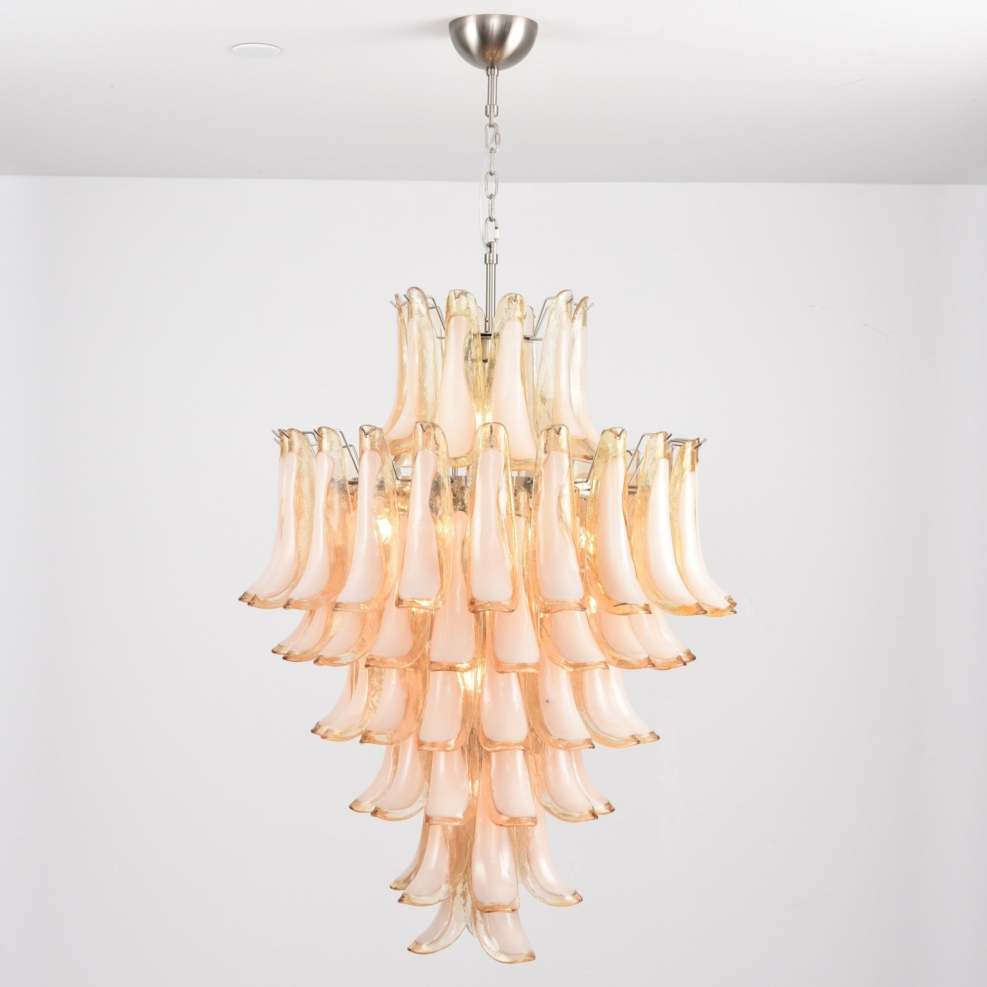 Designer Amber Cloud Murano Glass Petals Chandelier product image