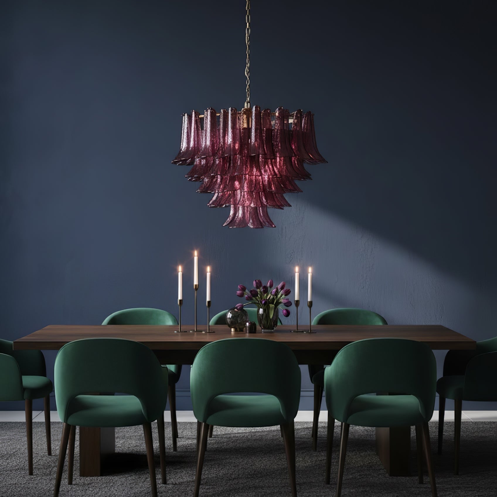 Designer Amethyst Bloom Chandelier product image