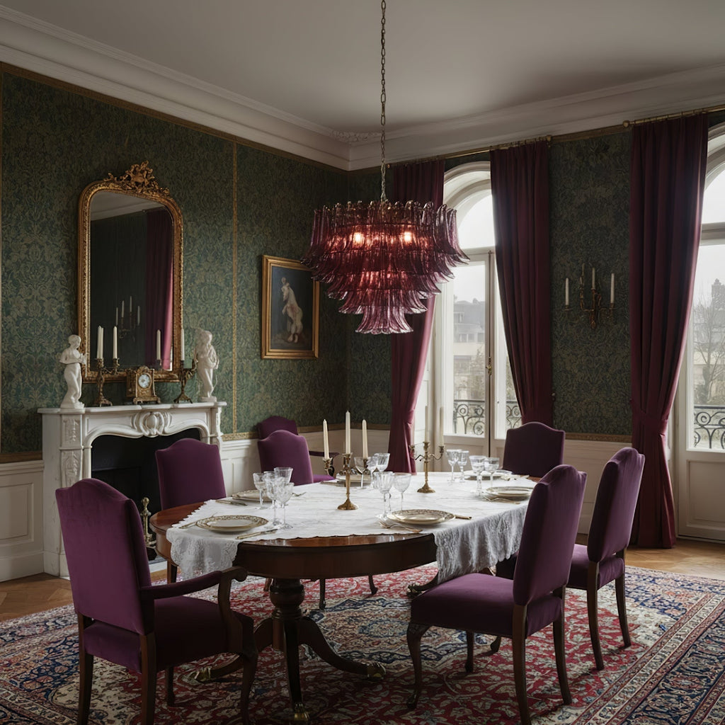 Designer Amethyst Bloom Chandelier product image