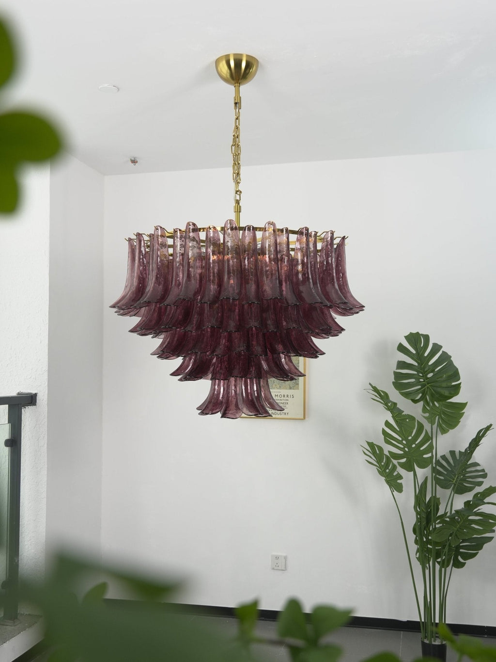 Designer Amethyst Bloom Chandelier product image