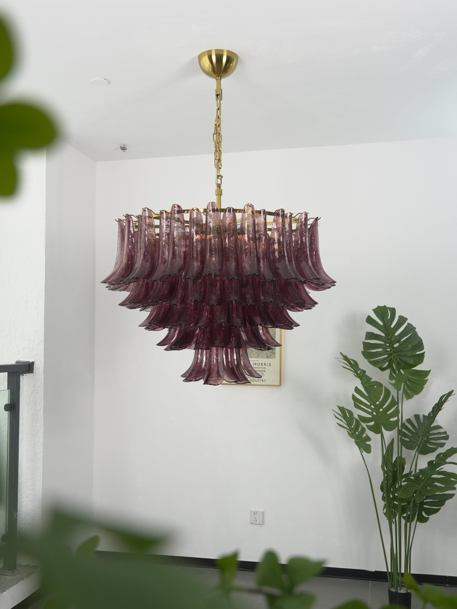 Designer Amethyst Bloom Chandelier product image