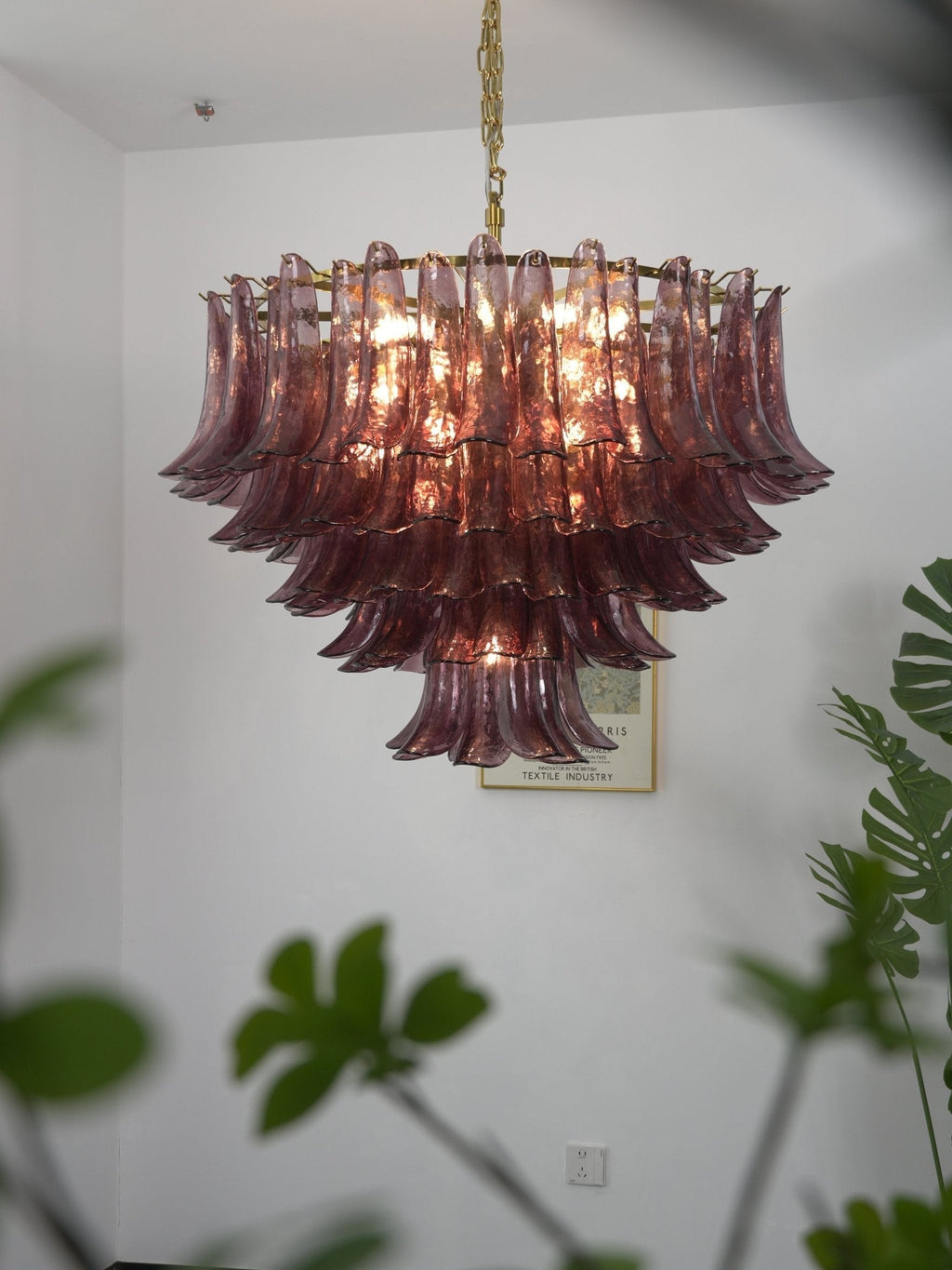 Designer Amethyst Bloom Chandelier product image