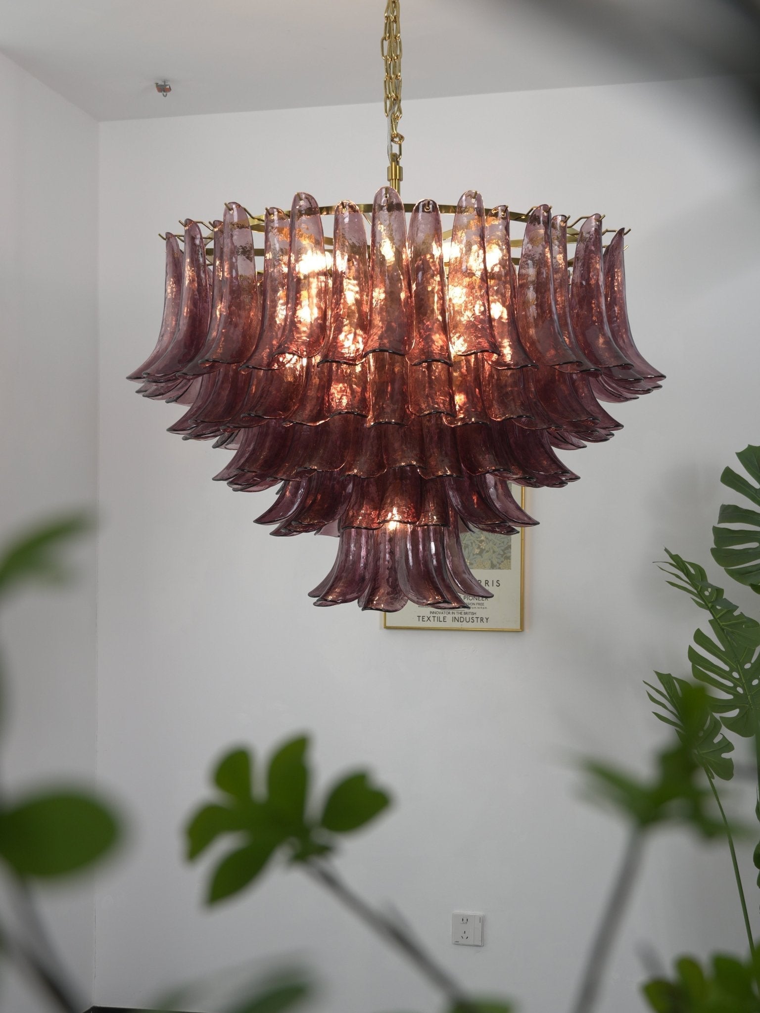 Designer Amethyst Bloom Chandelier product image