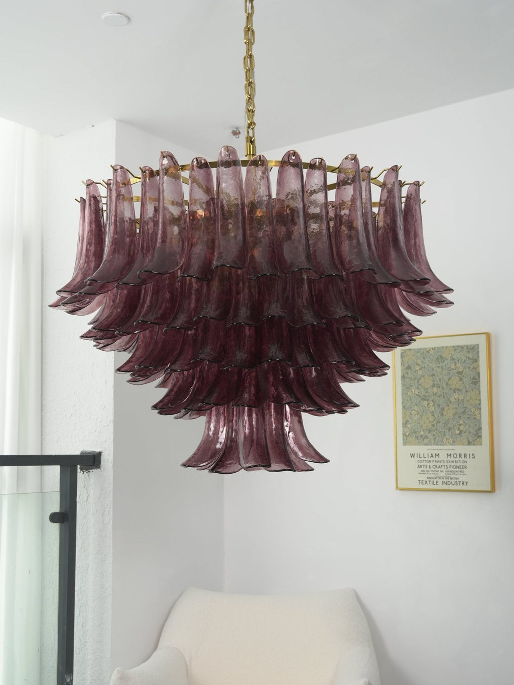 Designer Amethyst Bloom Chandelier product image