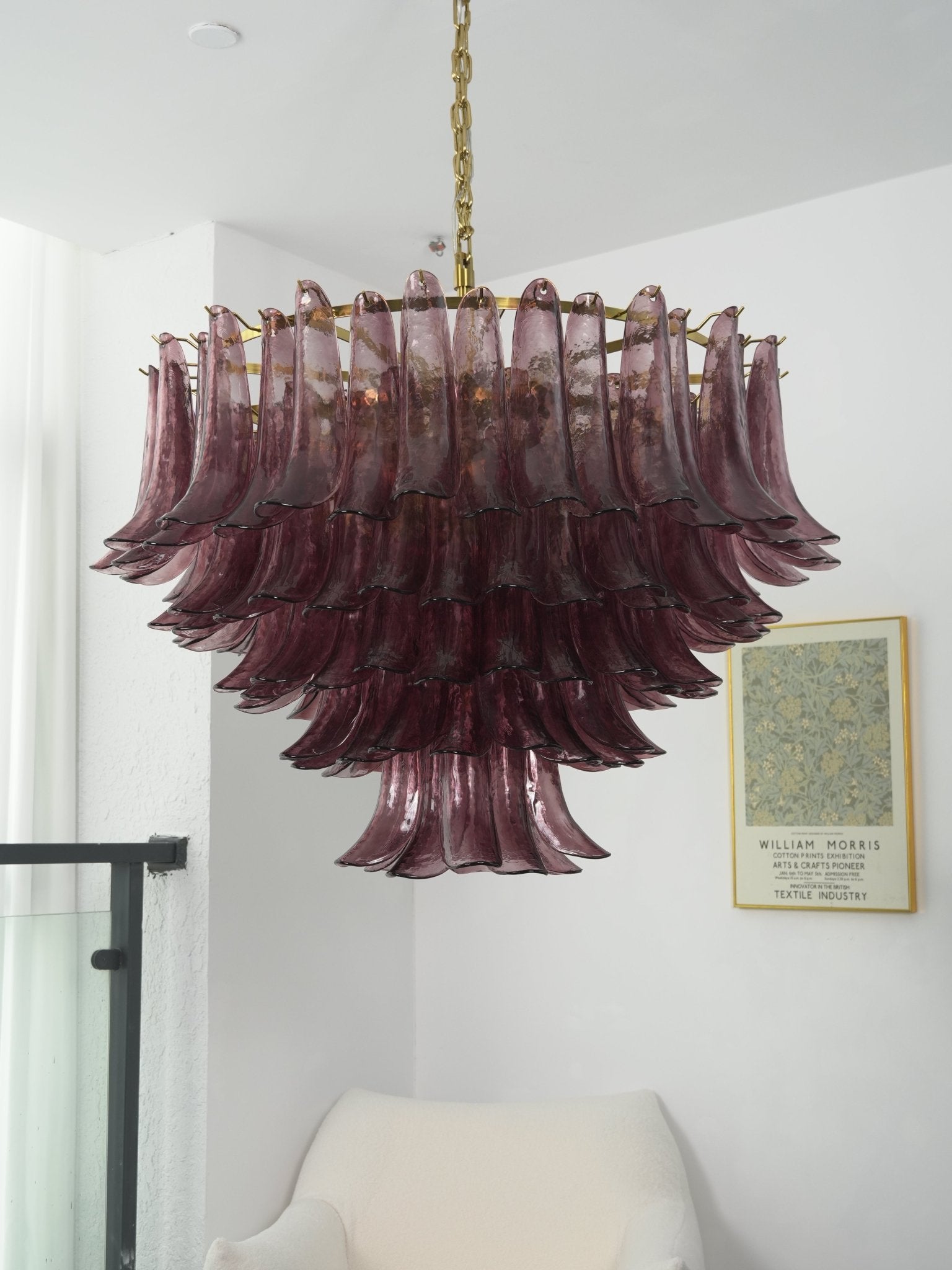 Designer Amethyst Bloom Chandelier product image