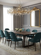 Designer Bijou Chandelier material and finish detail
