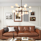 Designer Cassius Chandelier detail view