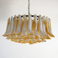 Designer Petal Amber Murano Glass Chandelier additional product view