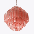 Designer Pink Palermo Murano Chandelier product image