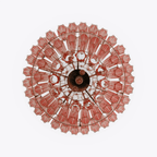 Designer Pink Palermo Murano Chandelier product image