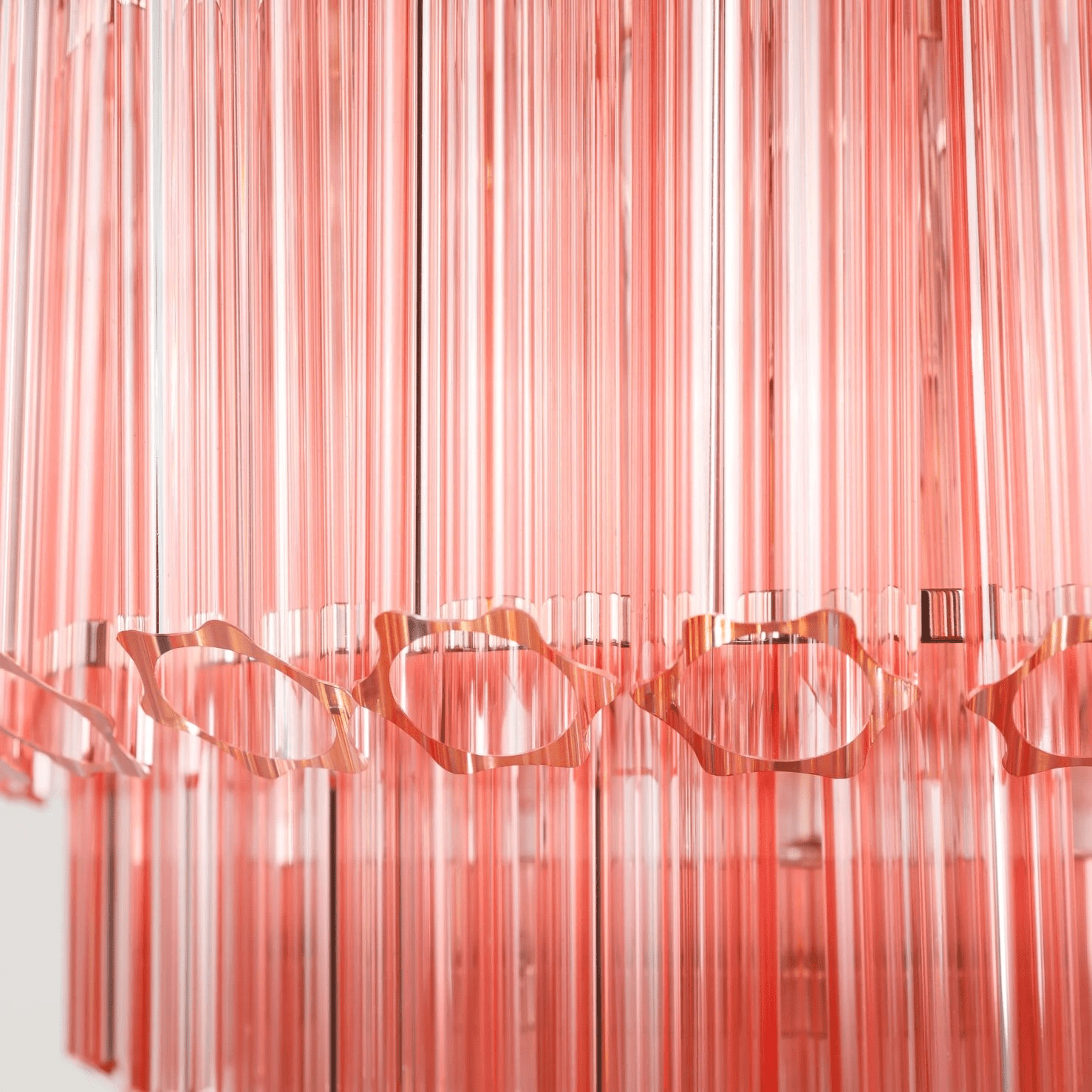 Designer Pink Palermo Murano Chandelier product image