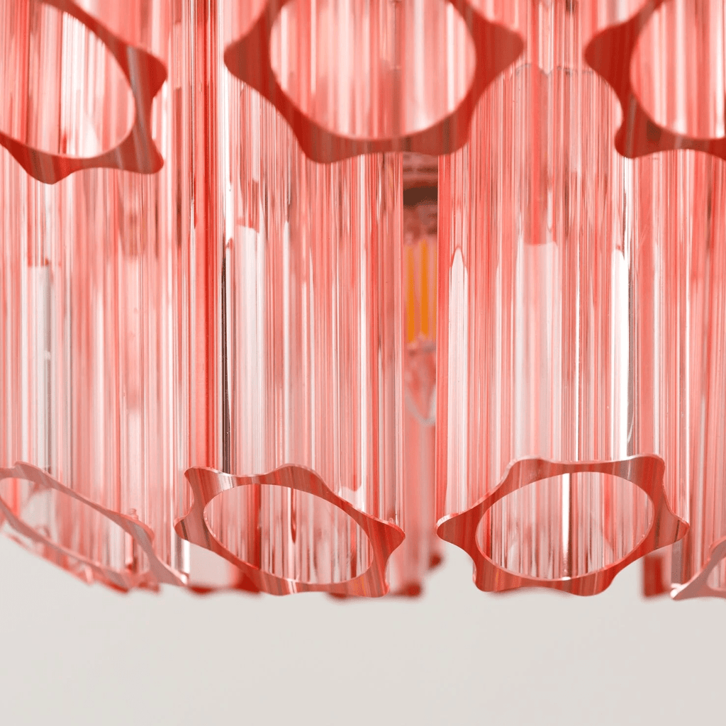 Designer Pink Palermo Murano Chandelier product image