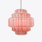 Designer Pink Palermo Murano Chandelier product image