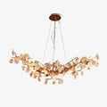 Designer Stone Crystal Brass Chandelier product image