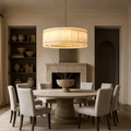 Valmont Alabaster Round Chandelier 31" by Bling Lighting Studio