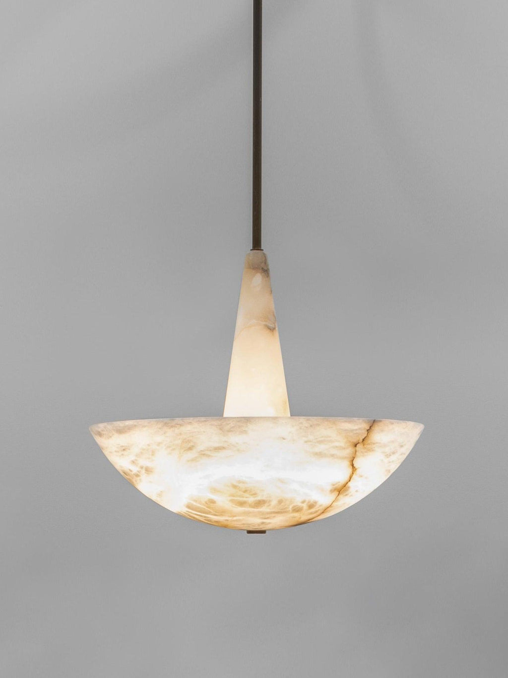Domus Alabaster Chandelier material and finish detail