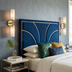 Double-Head Alabaster Wall Sconce