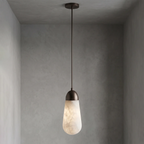 Droplet Natural Alabaster Multi-Chandelier