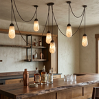 Droplet Natural Alabaster Multi-Chandelier