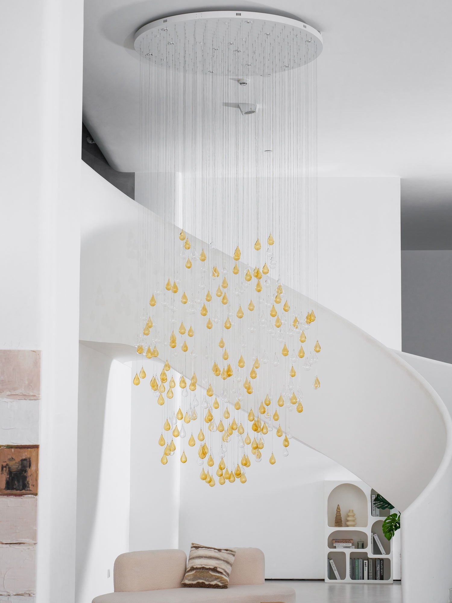Droplets Sculpture Chandelier