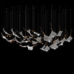White Manta Branch Chandelier