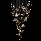 Champagne Crystal Meteor Chandelier