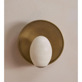 Egg Alabaster Sconces
