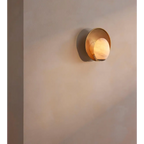 Egg Alabaster Sconces