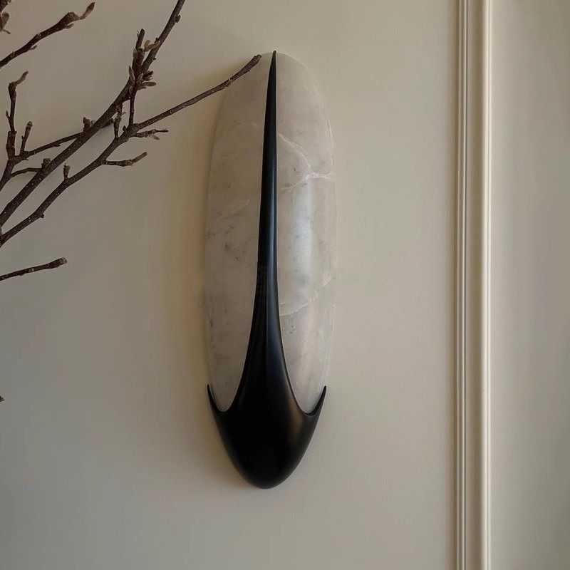 Elara Alabaster Wall Light by Bling Lighting Studio