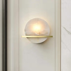 Elara Natural Alabaster Wall Sconce detail view